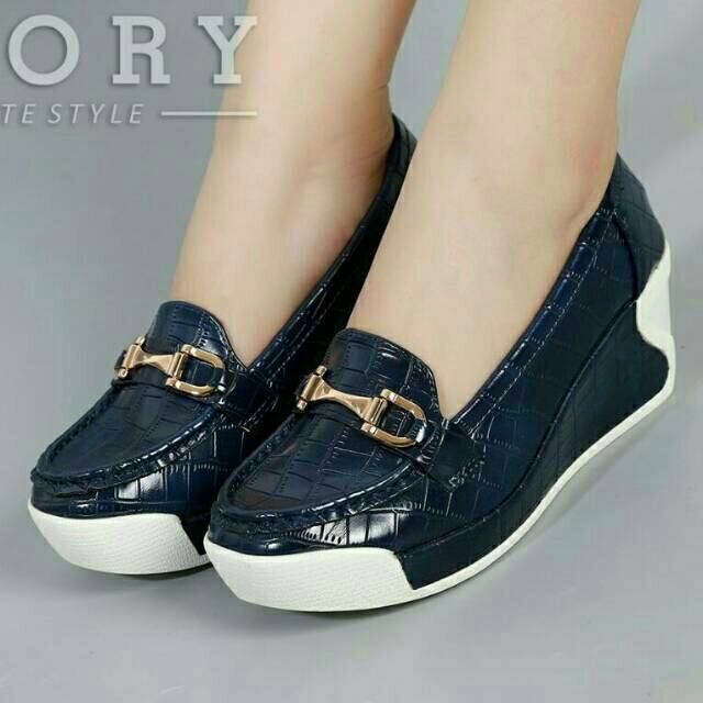 Wedges Elegan Emory Sennaya Original Brand Sepatu Wanita Import Batam