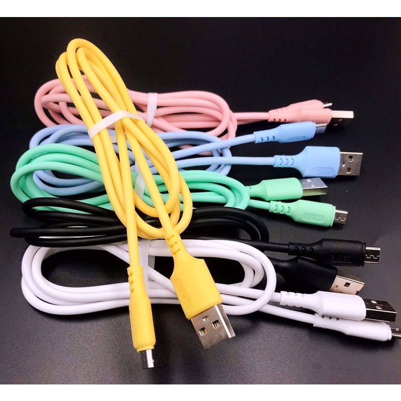 KABEL DATA MACARON V8 / DATA CABLE MICRO USB, •BEPINK OFFICIAL•