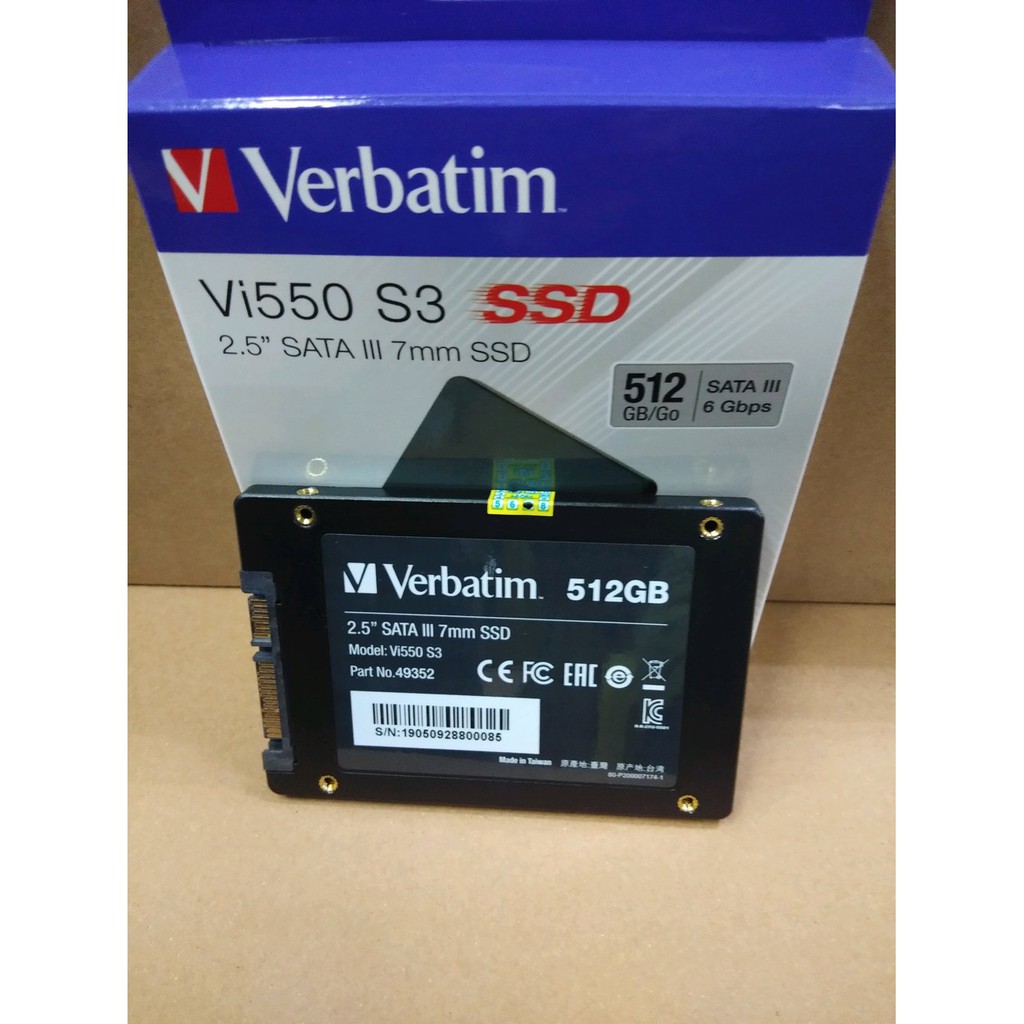 SSD VERBATIM 2.5  128GB 256GB DAN 512GB VI550 S3