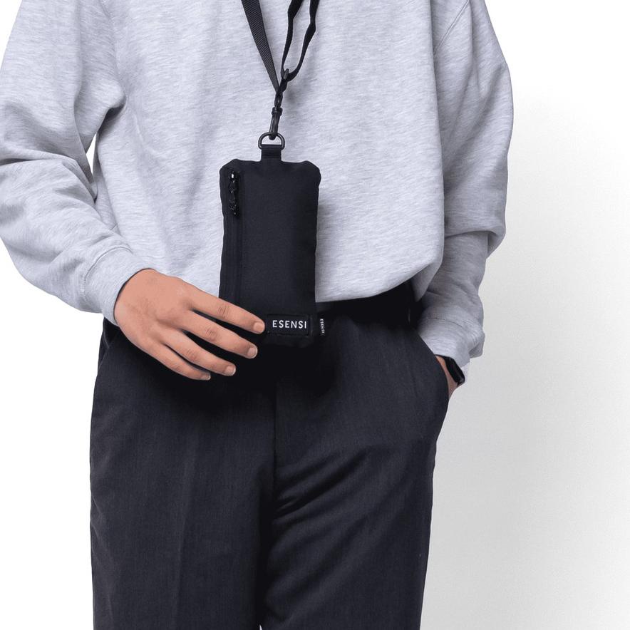 ♫ Esensi Tas Lanyard Pria Wanita Sling Phone Quad ➶