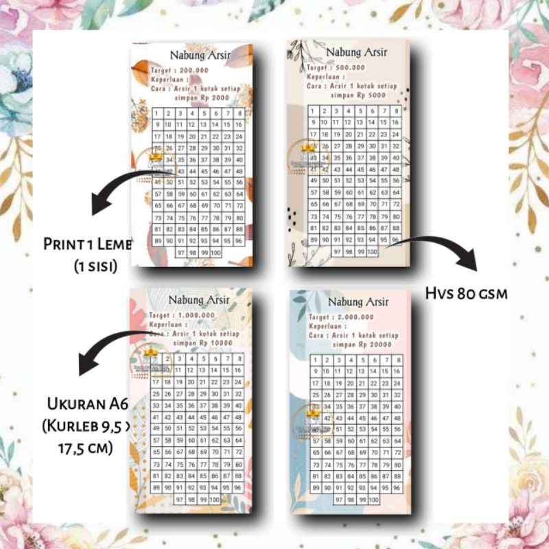 

Nabung Arsir | Isi Kertas Binder A6