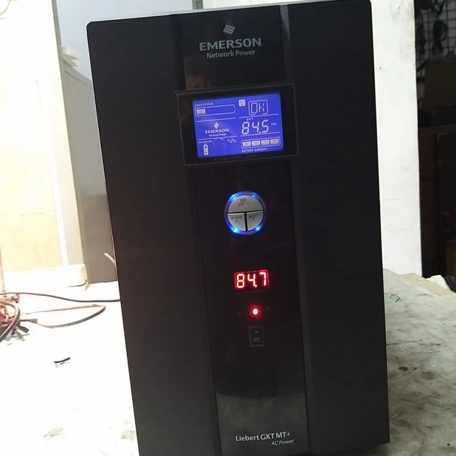 ONLINE UPS EMERSON 3000VA 2400WATT SECOND BEKAS sinus MURNI TAIWAN