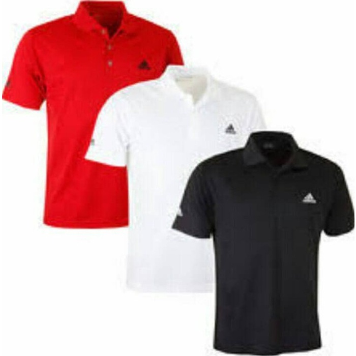 Tshirt/kaos pria BIG SIZE XXXL-XXXXL ADIDAS CLASSIC MERAH,PUTIH,HITAM