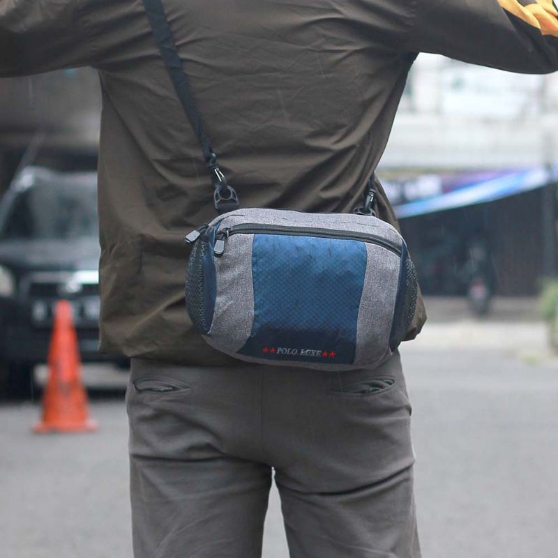 New Arrival - Tas salempang waistbag pria slingbag pinggang gunung terbaru doble premium COD