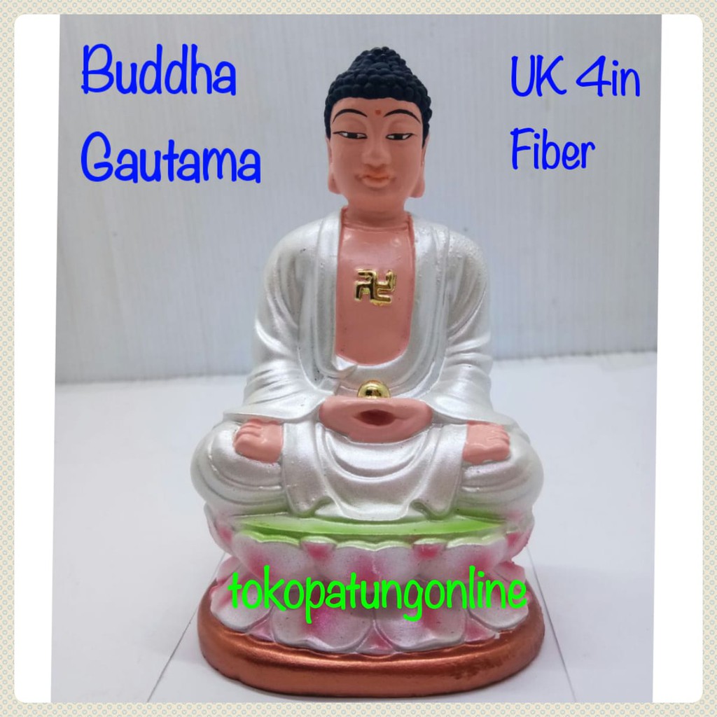 Patung Buddha 4in Fiber 04