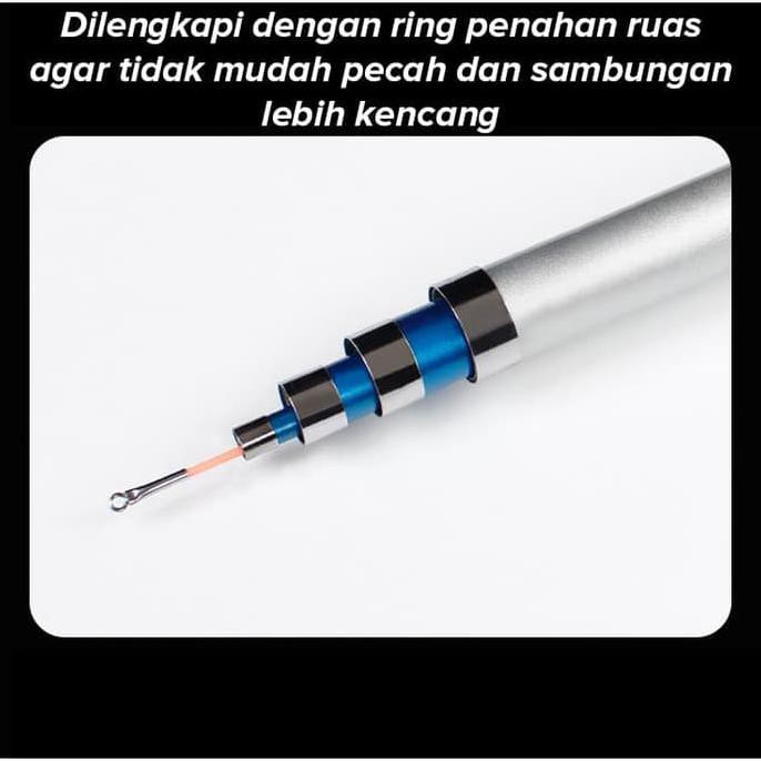 Joran Tegek 1200 12M Ruas Panjang 1M 12 Section Giant Flag