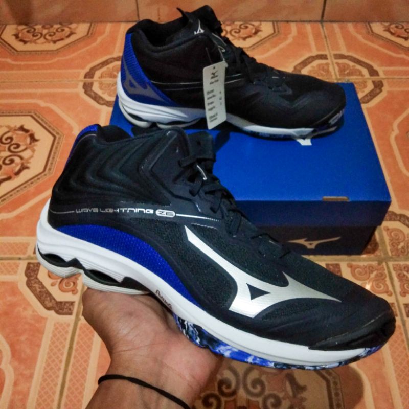 sepatu mizuno wlz 6 skycaptain galaxy silver original