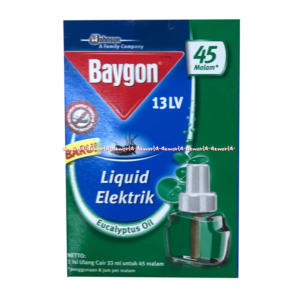 Baygon Liquid Elektrik Eucalyptus Oil Silky Jasmine 45malam Isi Ulang Refill Obat Nyamuk Baygon Liquid Elektrik Refil Obat Nyamuk Cair Listrik 45 hari