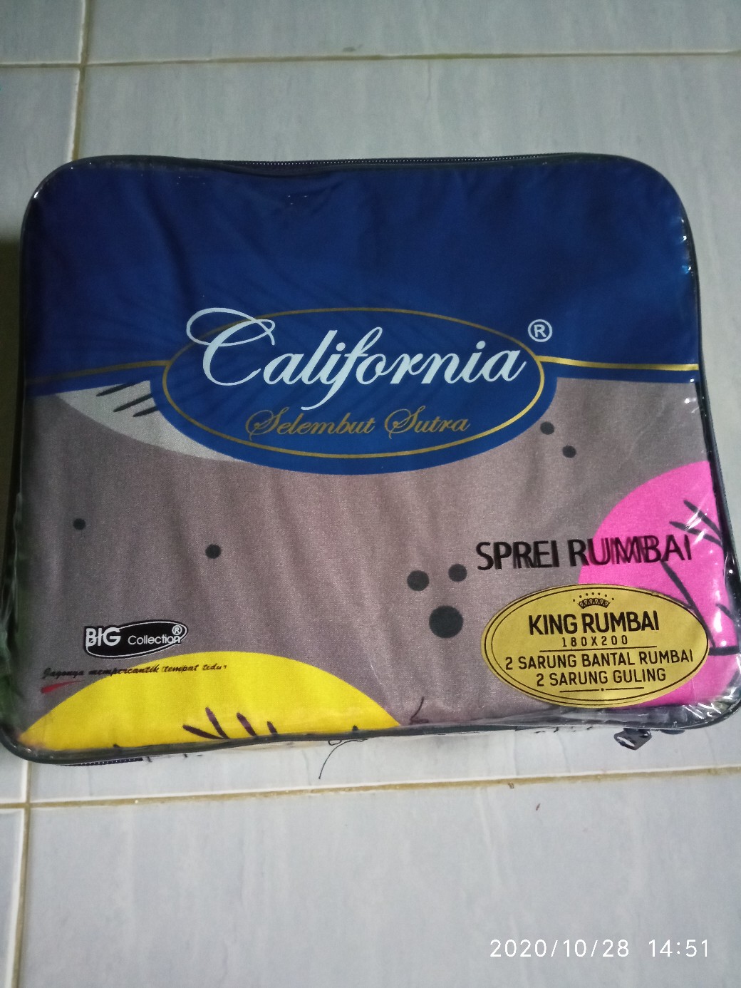 Sprei Rumbai California 180 King Star And Stripe / Usa