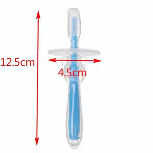 Sikat Gigi Bayi Anak Silikon Lembut Lentur Baby Tooth Brush FOOD GRADE BPA FREE P43