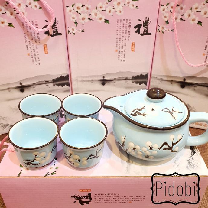 souevir Chinese Tea Set dan tea pot keramik premium