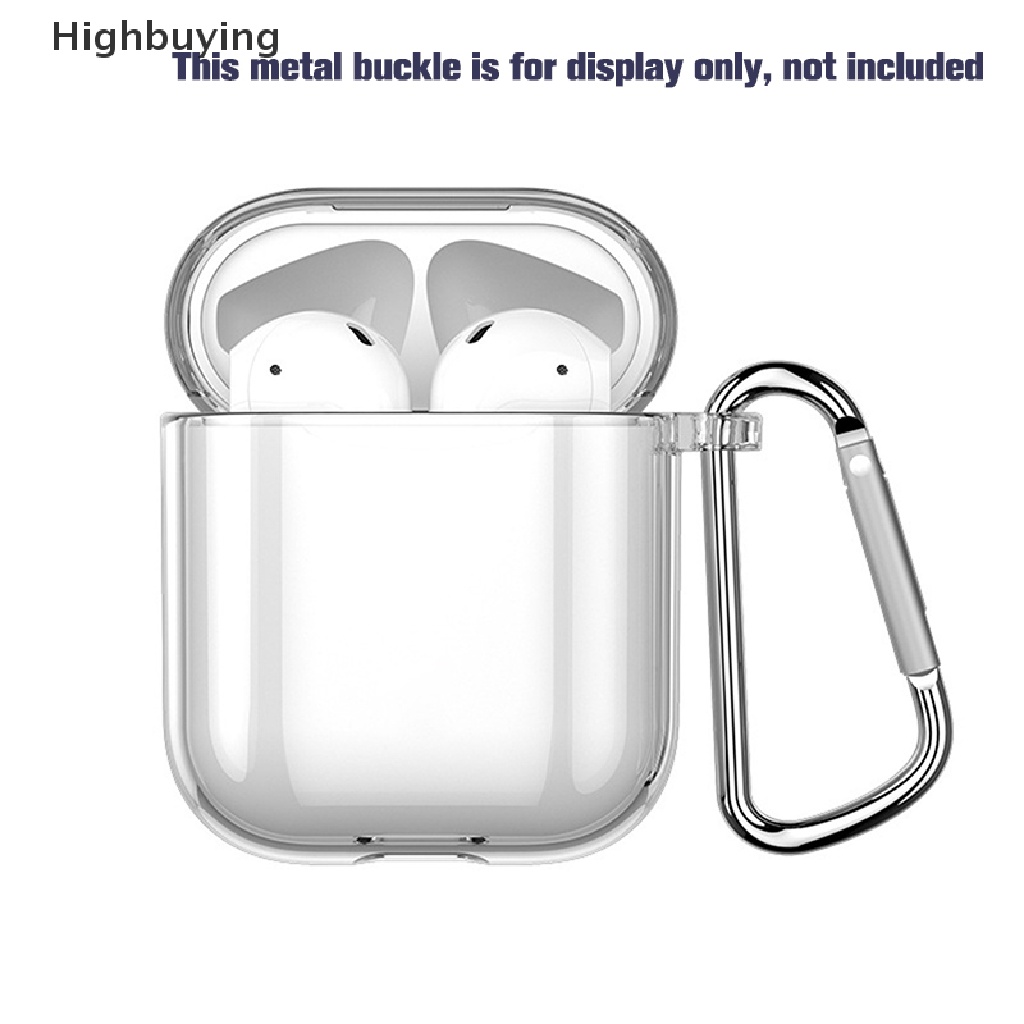 Hbid Casing Soft Case Tpu Transparan Tahan Guncangan Untuk Apple Airpods