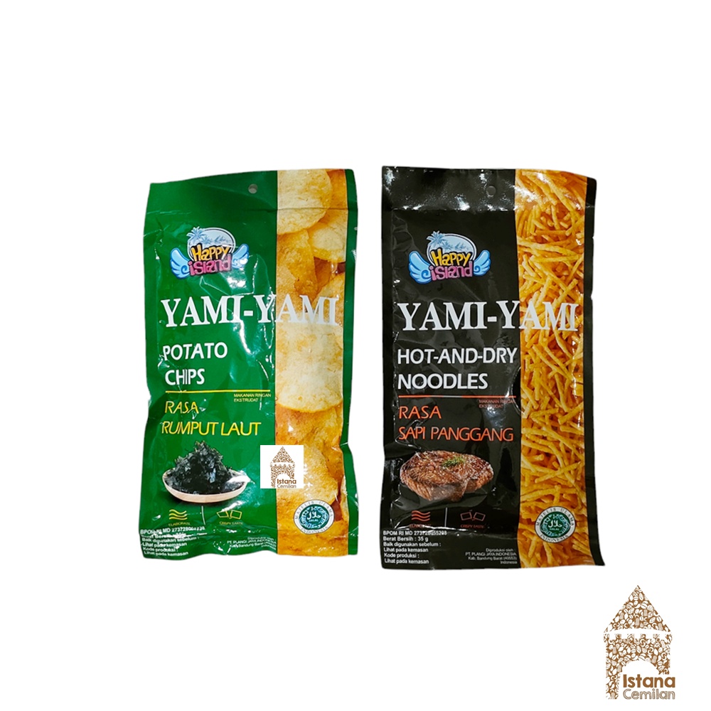 Yami-Yami Snack Potato Chips / Dry Noodles Mie Kering 35 Gram Mie Kremes | Yami Anakmas