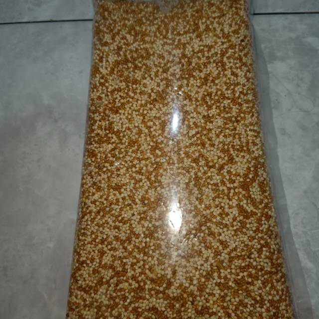 Milet campur 1kg - milet merah milet putih - pakan burung lovebird