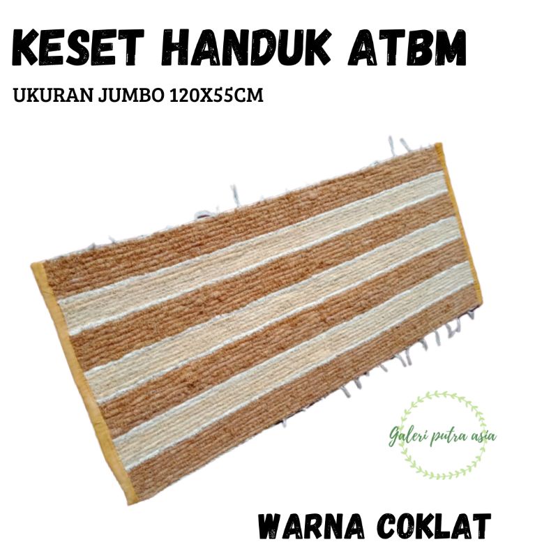 keset handuk tebal jumbo keset masjid pintu masuk panjang 120cmx50cm