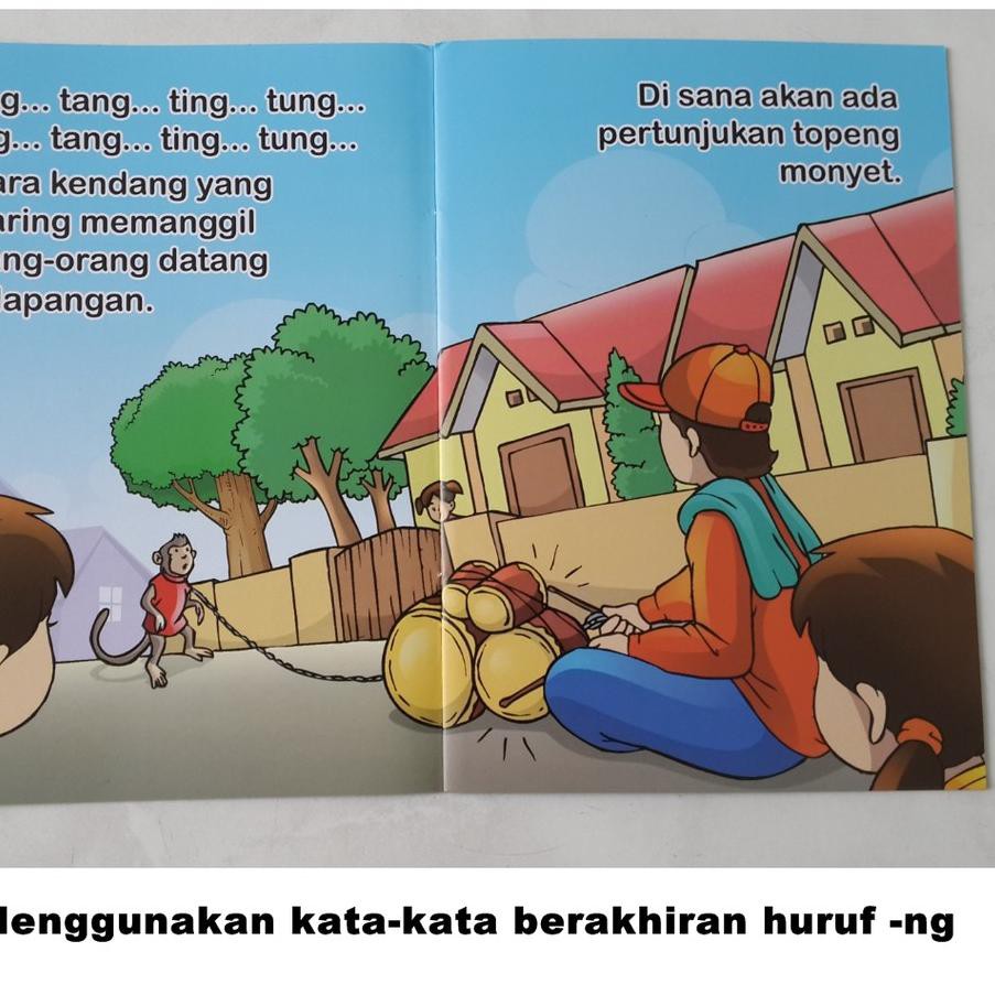 SET 137 Seri Kucing Buku GafaBaca Gafa Baca Buku Anak TK PAUD Belajar Membaca Buku Cerita Anak