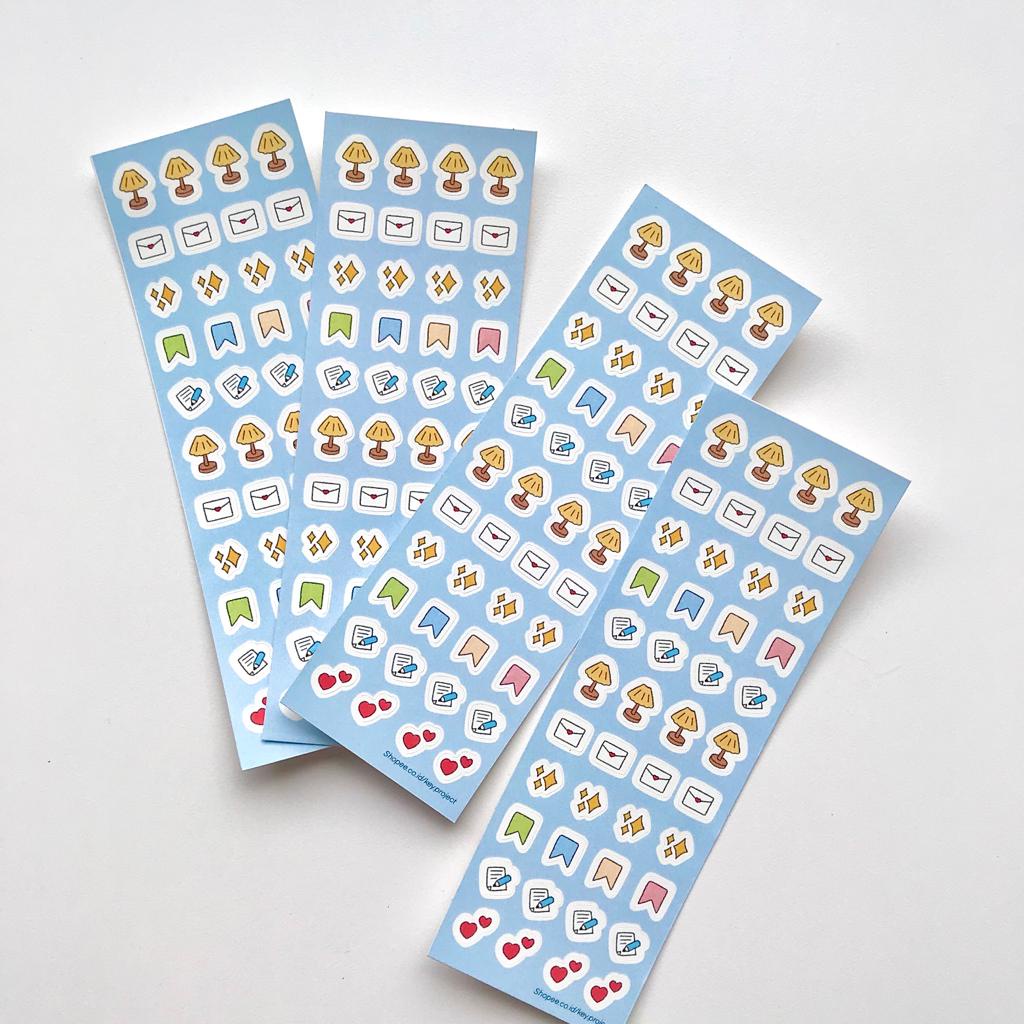 

Sticker mini lucu untuk dekorasi jurnal/ stiker planner L63