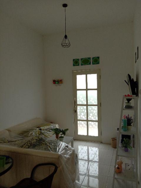 Stiker Kaca Jendela Pintu Etalase Dandelion Putih Ukuran.45x100cm