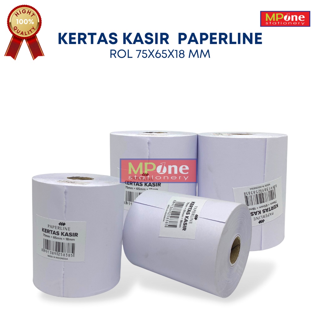 

Kertas Kasir HVS / Kertas Struk Paperline 75 X 65 X 18 mm