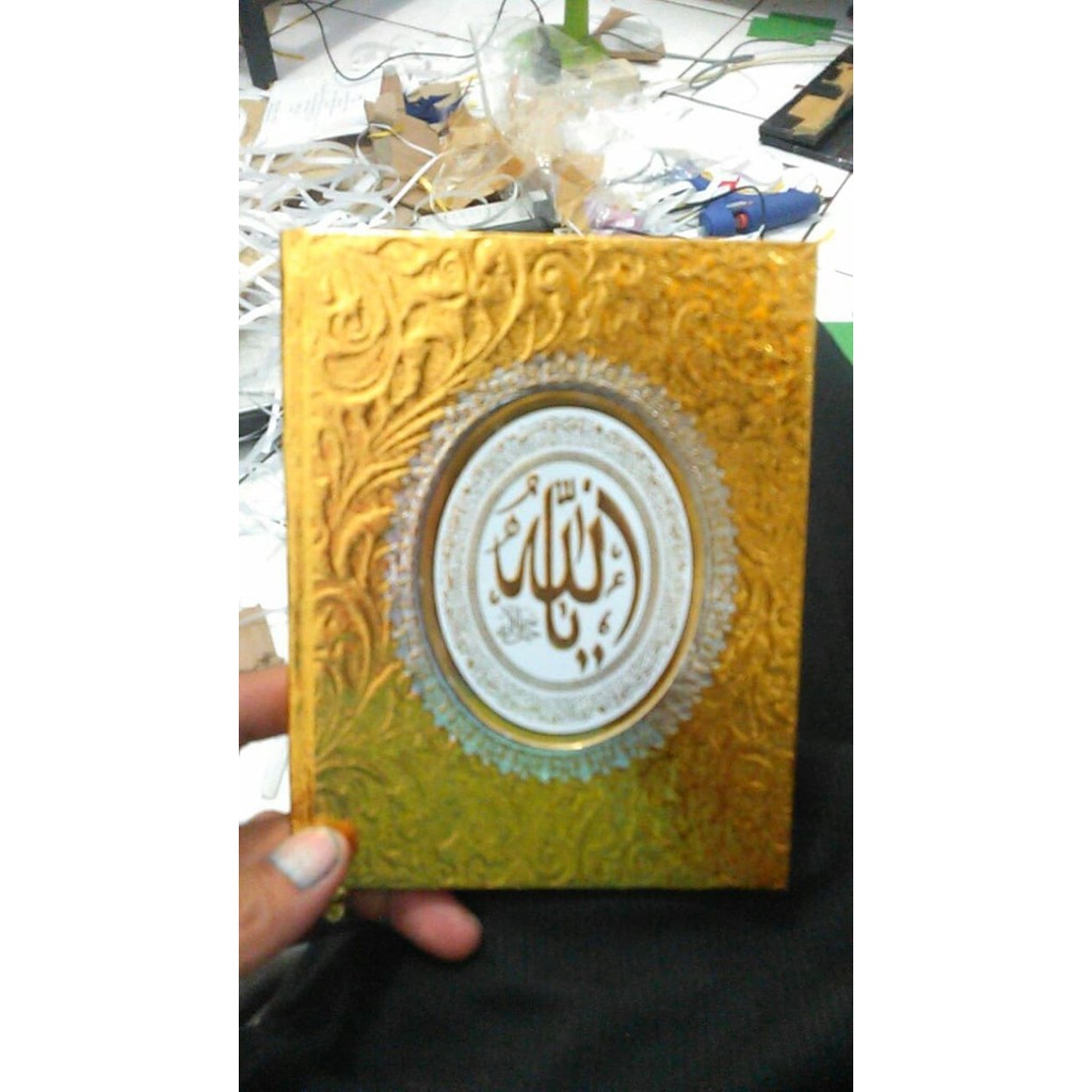 Unik Buku Yasin Gold  FotoWarna Nama Pita Plastik Opp Murah