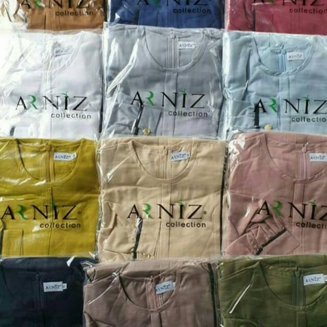 Gamis Set hoodie by Arniz hitam XL