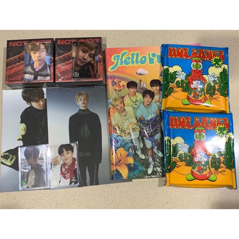 ALBUM SEALED / KIHNO UNSEALED NCT HELLO FUTURE HOT SAUCE NEOZONE