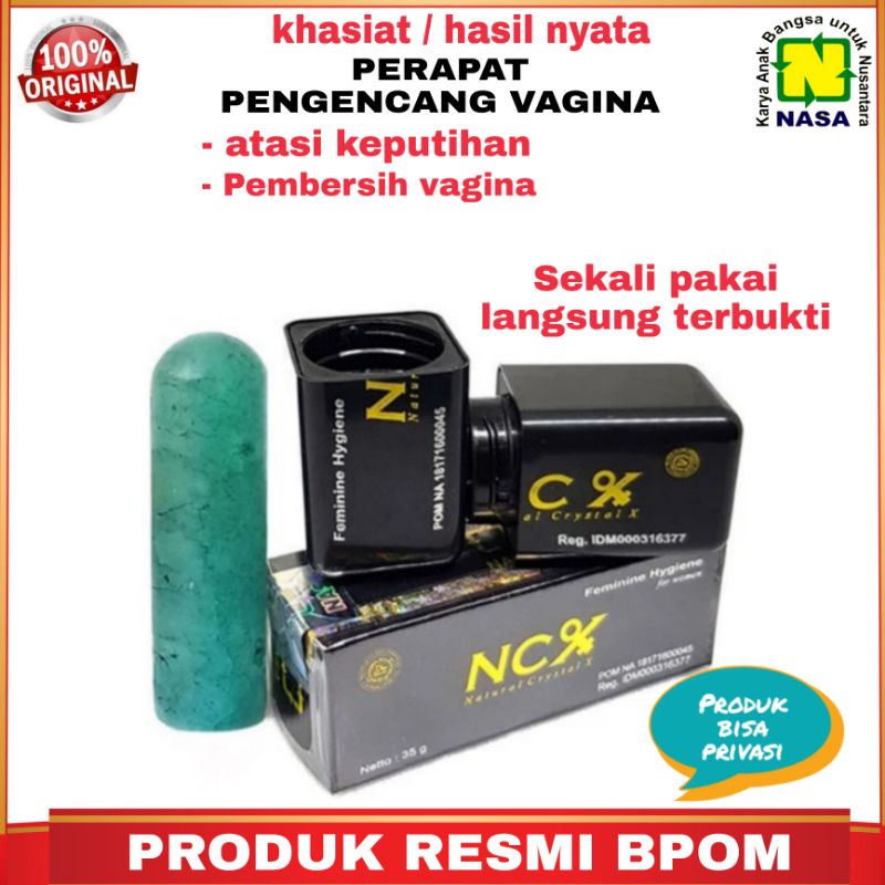 NCX NASA - PERAPAT VAGINA - PENGENCANG VAGINA - PEMBERSIH VAGINA - CRYSTAL X - RAPET VAGINA - PERAPA