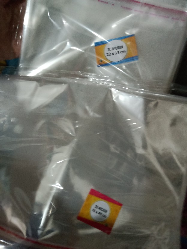 Plastik Opp Tebal 22 X 33 Cm 30 Micron (0,5) Plastik Kemasan Baju / Plastik Baju