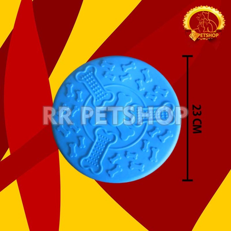 Mainan Anjing Frisbee Motif Piring terbang lempar tangkap
