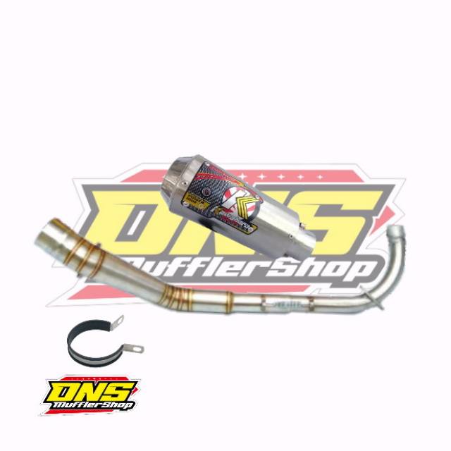 KNALPOT RACING MURAH KAWAHARA GT PRO FULLSET UNTUK MOTOR JUPITER MX JUPITER Z VEGA R SUPRA X 125 DLL