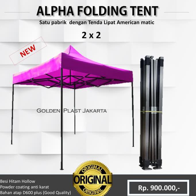 Tenda Cafe Lipat Alpha 2X2 (Asli 1 Pabrik Dgn American Matic) New 
