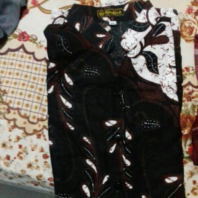 Kemeja Batik Pria/ Hem Batik Kerja/ Seragam Kantor Lengan Panjang Pria