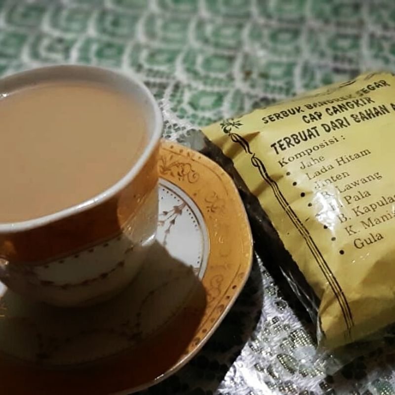 

serbuk bandrek sachet cap cangkir