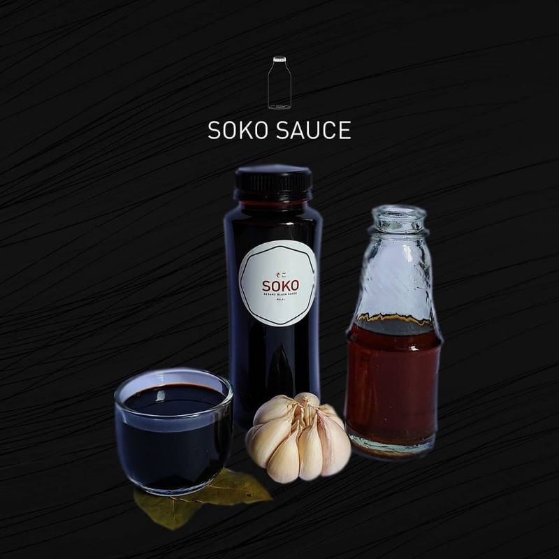 

SAUS DASAR NASI GORENG MIE GORENG DENGAN MINYAK WIJEN (SOKO SESAME BLACK SAUCE)