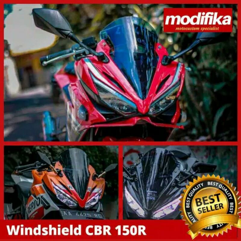 WINSIL CBR-150 FACELIT/CBR K-45 2016 /VISOR CBR FACELIT LAMA/CBR-150 NEW/CBR-150 LOKAL