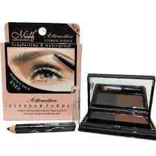 Menow Eyebrow Powder / MN Powder Alis 2in1 Eyeliner &amp; Eyebrow Powder Me Now / Pensil Alis Bubuk