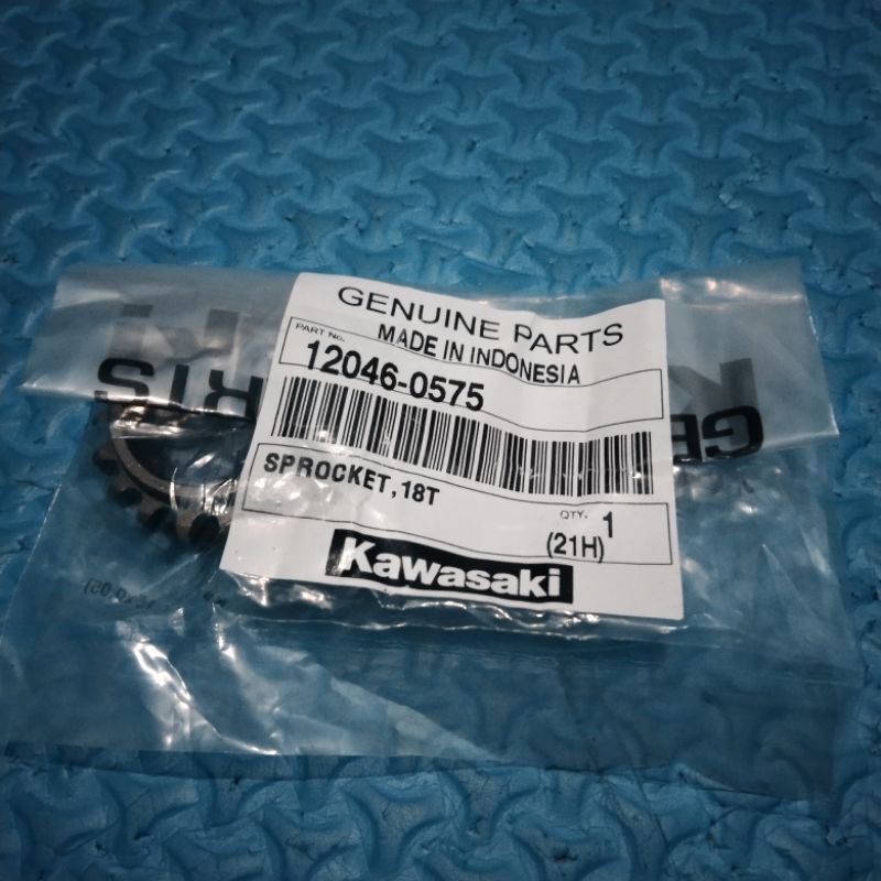 gir gigi kruk as rantai keteng bawah klx 150 D-Tracker 150 original Kawasaki 12046-0575