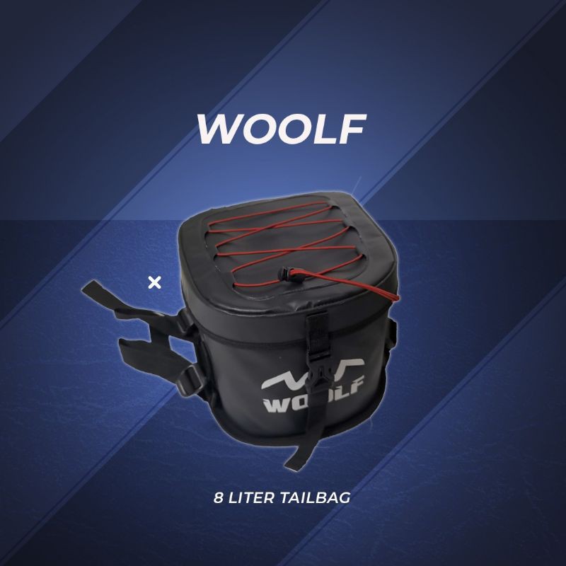 Woolf Tailbag Waterproof 8 Liter | Tas Motor | Tas Tanki Plastik | Tas Jok | Tas Anti Air | Tas Adve