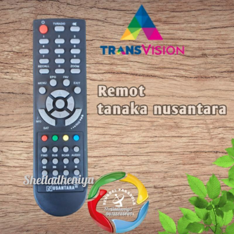 REMOTE  TRANSVISION NUSANTARA HD