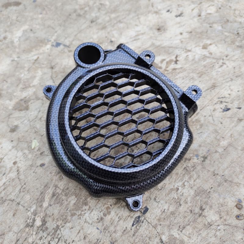 tutup kipas cover kipas scoopy beat genio 2020-2022 carbon karbon