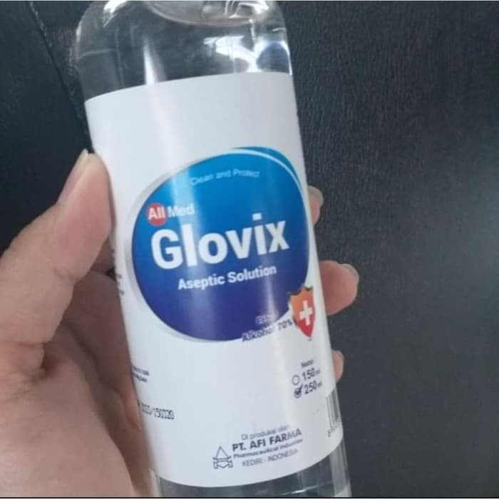 Glovix Hand Sanitizer Antiseptic Cair 250ml