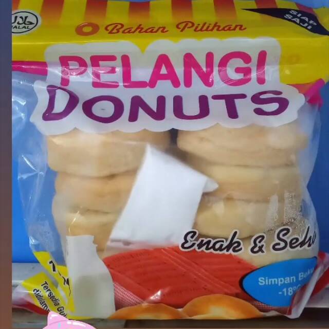 

Donat pelangi/donat kentang/donat freezer