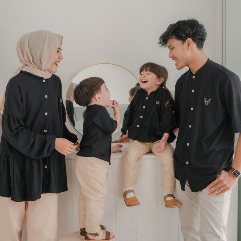 Domikado | Baju koko anak laki-laki | Busana muslim anak Perempuan | Blouse anak | Family set lebaran