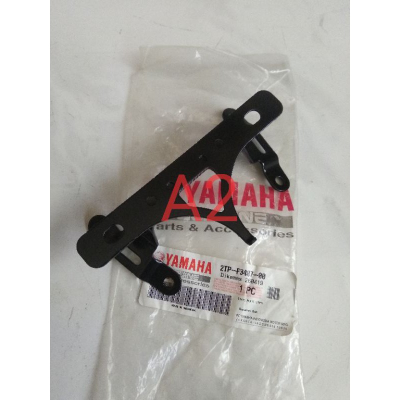 besi braket breket dudukan kedudukan plat nomor nomer depan vixion new 2015 NVA 2TP original YMH