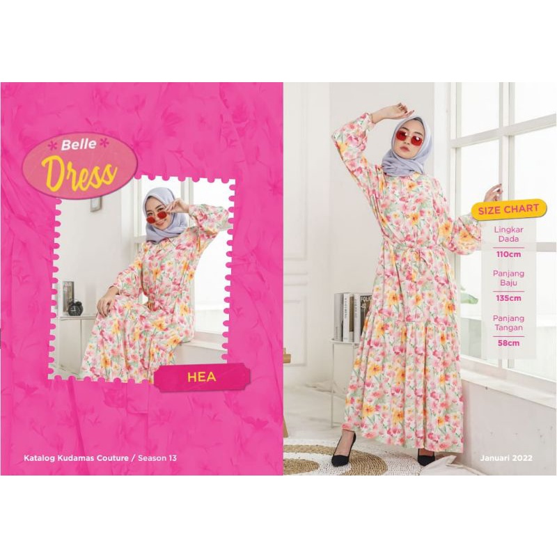 KUDAMAS COUTURE/ DASTER KUDAMAS / BELLE DRESS / LONGDRESS KUDAMAS