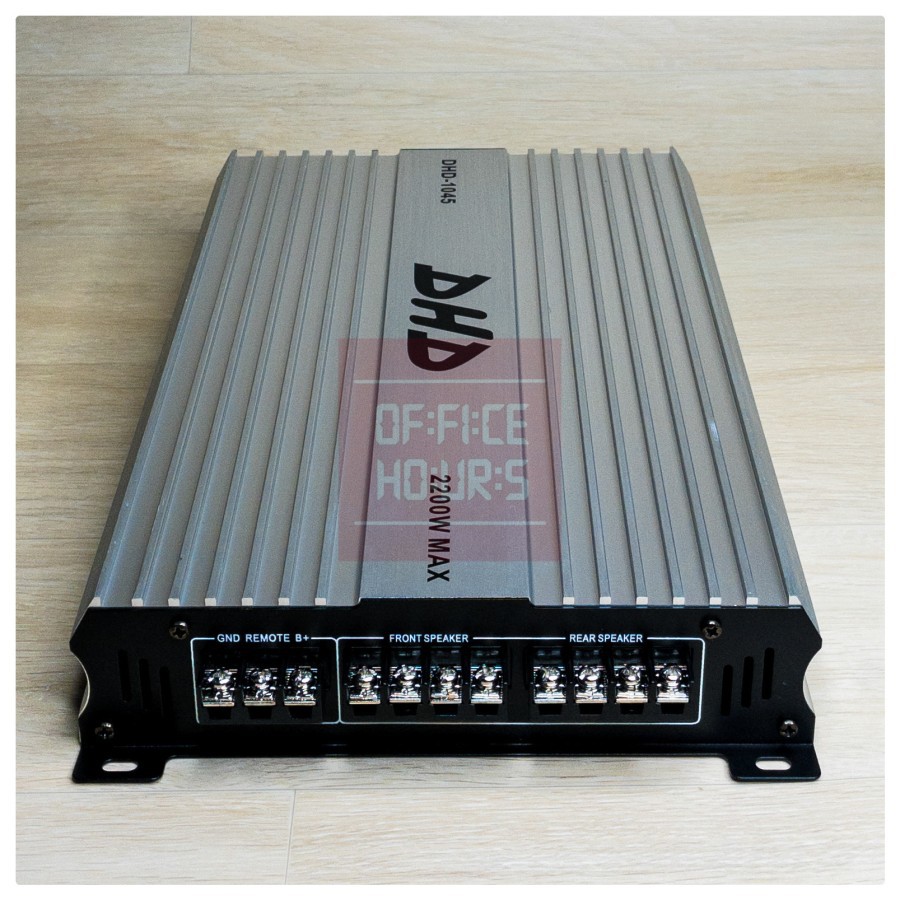 Power Amplifier 4 Channel DHD 1044 Black and Silver