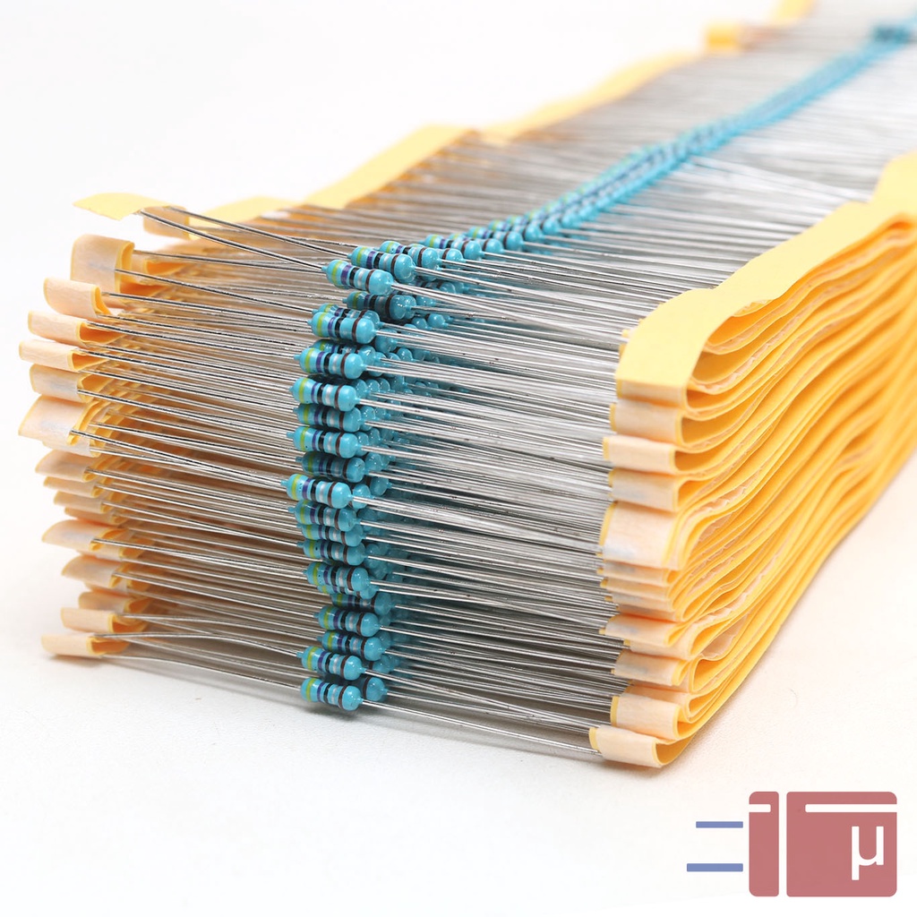 x10 Resistor 4R7 4.7 Ohm 1/4W Metal Film 1% Taiwan Kaki Tembaga