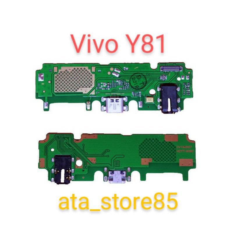 Papan Charger Vivo Y81 | Y 81 PCB UI+Mic Connector Charger Board Konektor Cas Flexible Flexibel Carger Original