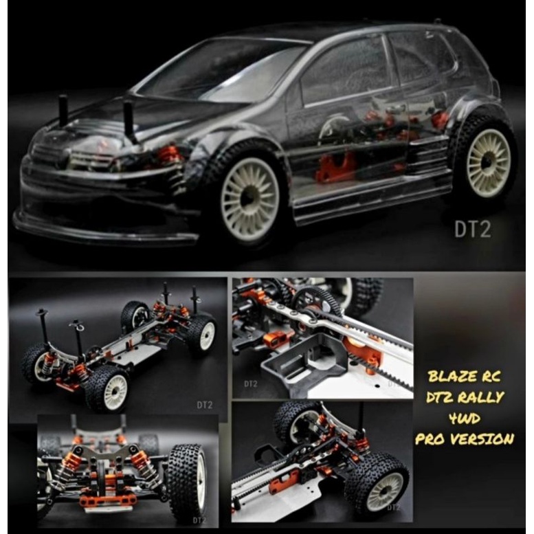 Blaze RC BRC DT2 1/10 4WD Rally Elekctric Car Kit