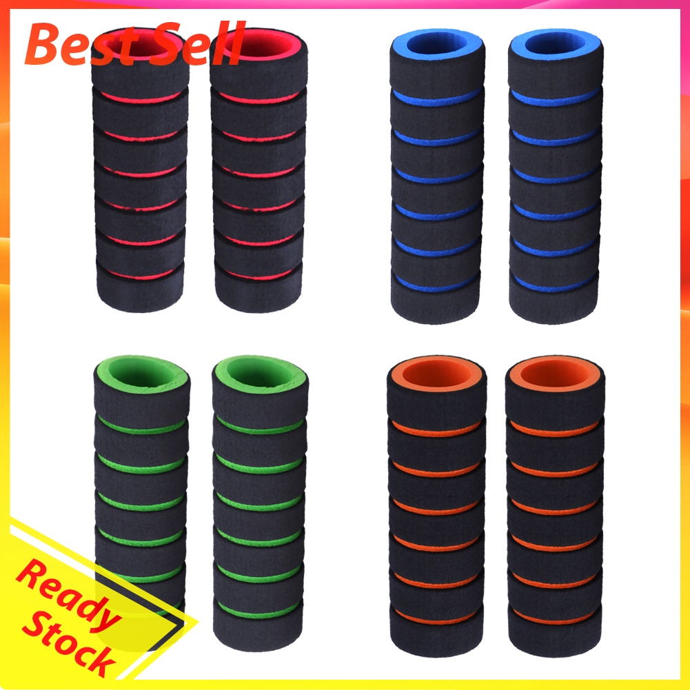 1 Pair Mountain Bike Bicycle Handle Bar Sponge Grip Cover Bar Grips Sleeve